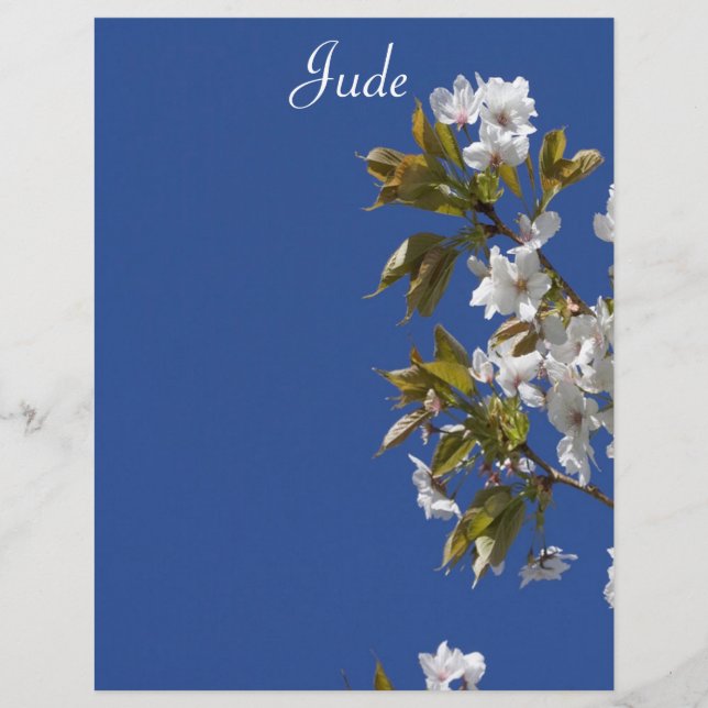Jude Blossom Letterhead (Voorkant)