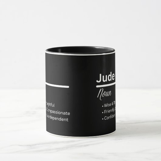 Jude Boy Name Definition Personalized Mug Mok (Midden)