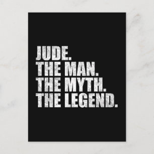 Jude naam, Jude De Man De Mythe De Legende Briefkaart