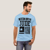 Jude Personalized Name Birthday Gift T-shirt (Voorkant volledig)