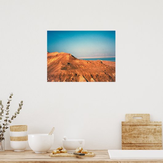Judean-woestijn en het dode Zee Poster (Keuken)