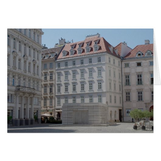 Judenplatz, Wenen Oostenrijk (Voorkant Horizontaal)