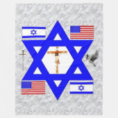 JUDEO-CHRISTELIJK fleece deken (Voorkant)