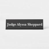 Judge Black Bureau Naambordje (Voorkant)