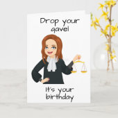 **JUDGE** CELEBRATES " HER BIRTHDAY KAART" KAART (Gele Bloem)