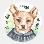 Judge Dog sticker (Voorkant)