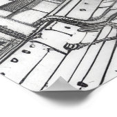 Judge Dredd met Shotgun - Retro Sci-Fi Poster (Hoek)