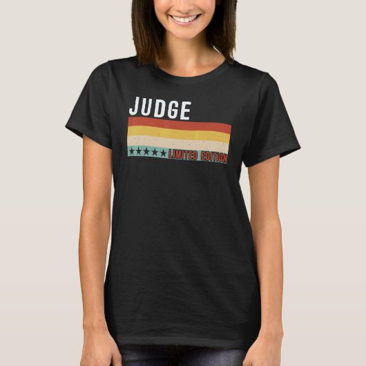 Judge Job Title Profession Worker Appreciation Ide T-shirt (Voorkant)