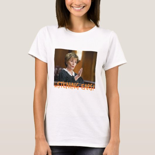 Judge Judy LISTENING EARS125 T-shirt (Voorkant)