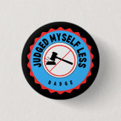 Judged Myself Miness Ronde Button 3,2 Cm (Voorkant)