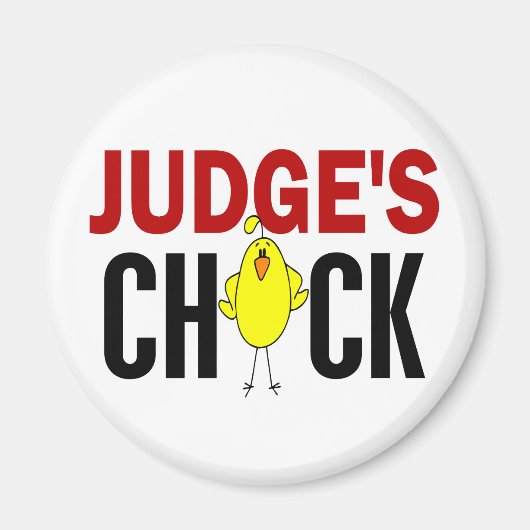 JUDGE'S CHICK MAGNEET (Voorkant)