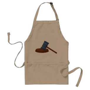Judges Gavel Apron Standaard Schort
