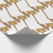 Judges Gavel Cadeaupapier (Hoek)