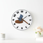 Judges Gavel Clock Grote Klok (Huis)