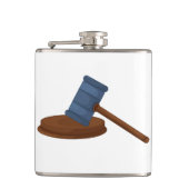 Judges Gavel Flask Heupfles (Voorkant)