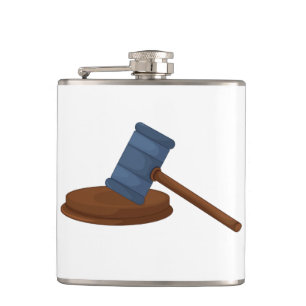 Judges Gavel Flask Heupfles