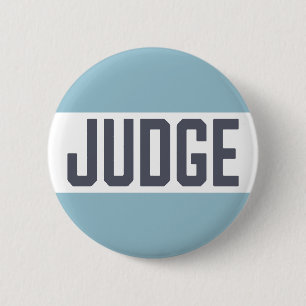 Judging Contest Moderne Rechter Ronde Button 5,7 Cm