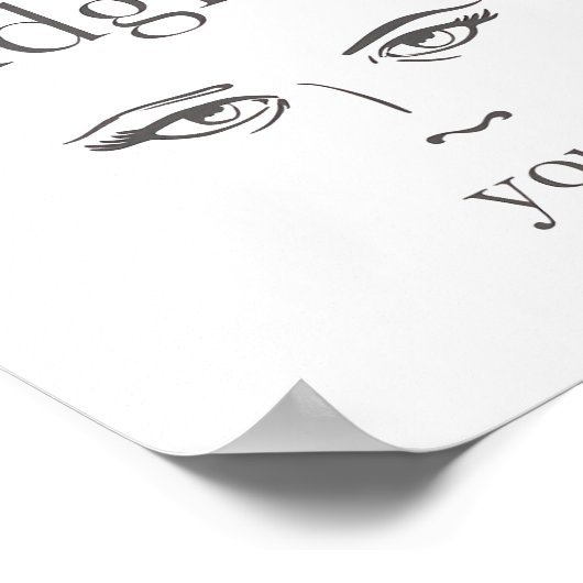 Judging Eyes "Silently Judging You" Poster (Hoek)