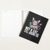 Judging Sphynx Cat UFO Alien Sarcastic Art Planner (Display)