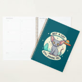 Judging Sphynx Cat UFO Sarcastic Cartoon Art Planner (Display)