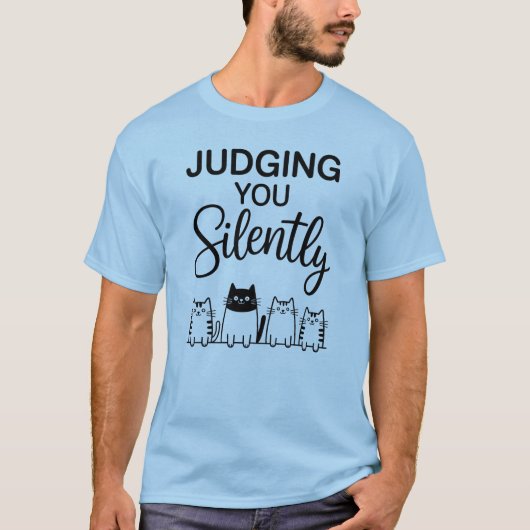 JUDGING YOU Silently T-shirt (Voorkant)