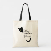 Judgmentaal Kat Zelden je Grammar corrigeren Tote Bag (Achterkant)