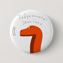 Judgmental Shoelace Button