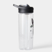 Judgmental Sphynx Cat in Space Art Waterfles (Rechts)