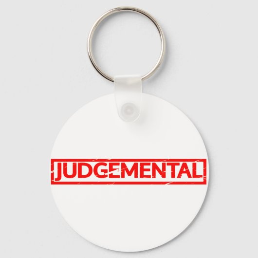 Judgmental Stamp Sleutelhanger (Voorkant)