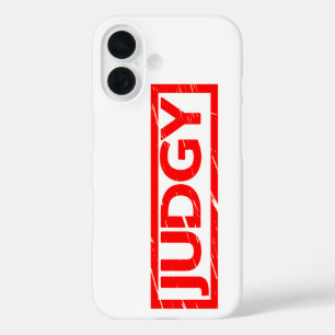 Judgy Stamp iPhone 16 Hoesje
