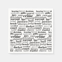Judicial Legal Terns Word Cloud Design
