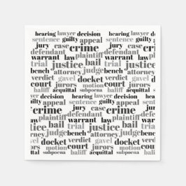 Judicial Legal Terns Word Cloud Design Servet