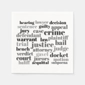 Judicial Legal Terns Word Cloud Design Servet (Voorkant)