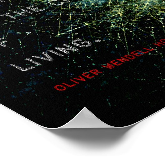 Judicial Wisdom - Holmes on Life and Death (v2) Poster (Hoek)