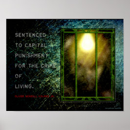 Judicial Wisdom - Holmes on Life and Death (v2) Poster