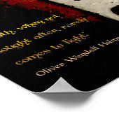 Judicial Wisdom - Holmes on Truth (v2) Poster (Hoek)