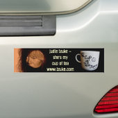 Judie Tzuke - Beker van Tea Song - Bumpersticker (Op auto)