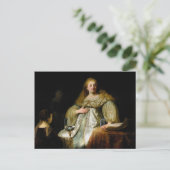 Judith bij het banket van Holofernes door Rembrand Briefkaart (Staand voorkant)
