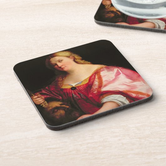 Judith, c.1525-28 (olie op canvas) drankjes onderzetter (Linkerzijde)