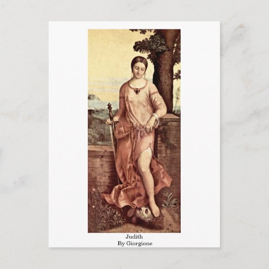 Judith door Giorgione Briefkaart (Voorkant)