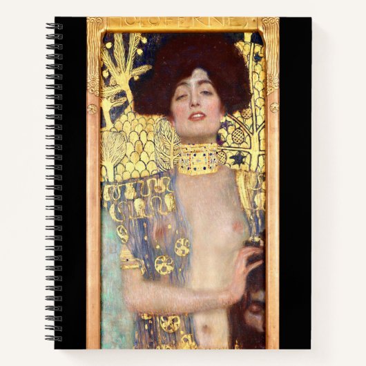 Judith en het hoofd van de Holofernes door Gustav  Notitieboek (Voorkant)