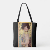 Judith en het hoofd van de Holofernes door Gustav Tote Bag (Achterkant)
