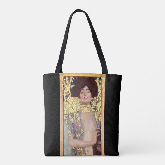Judith en het hoofd van de Holofernes door Gustav Tote Bag (Achterkant)