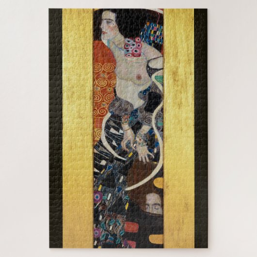 Judith II met hoofd Holofernes van Gustav Klimt Legpuzzel (Verticaal)