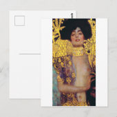Judith (Lady in Gold), Gustav Klimt Briefkaart (Voorkant / Achterkant)