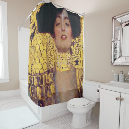 Judith (Lady in Gold), Gustav Klimt Douchegordijn (In situ)