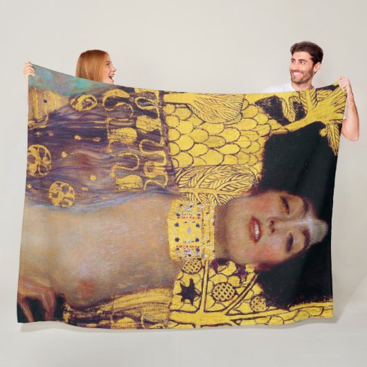 Judith (Lady in Gold), Gustav Klimt Fleece Deken (In situ)