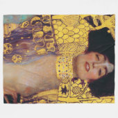 Judith (Lady in Gold), Gustav Klimt Fleece Deken (Voorkant (Horizontaal))