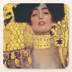 Judith (Lady in Gold), Gustav Klimt Kartonnen Onderzetters