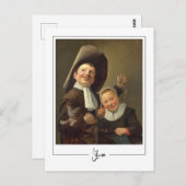 Judith Leyster #16 - Kunstmatig Briefkaart (Voorkant / Achterkant)